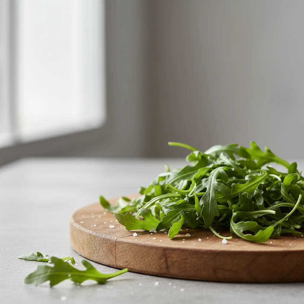 Rucola in der Backkueche