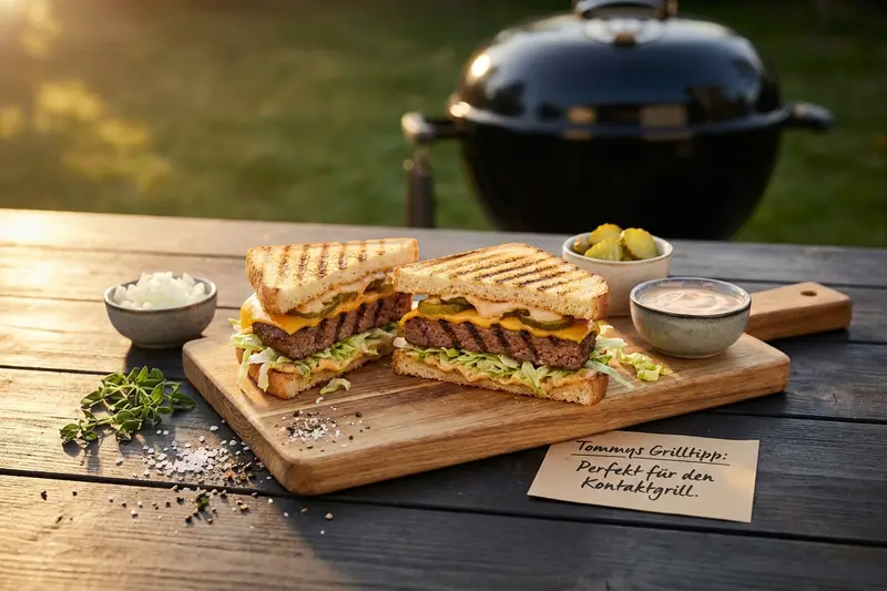 Big Mac Sandwich im OptiGrill Perfekt zum Burger grillen