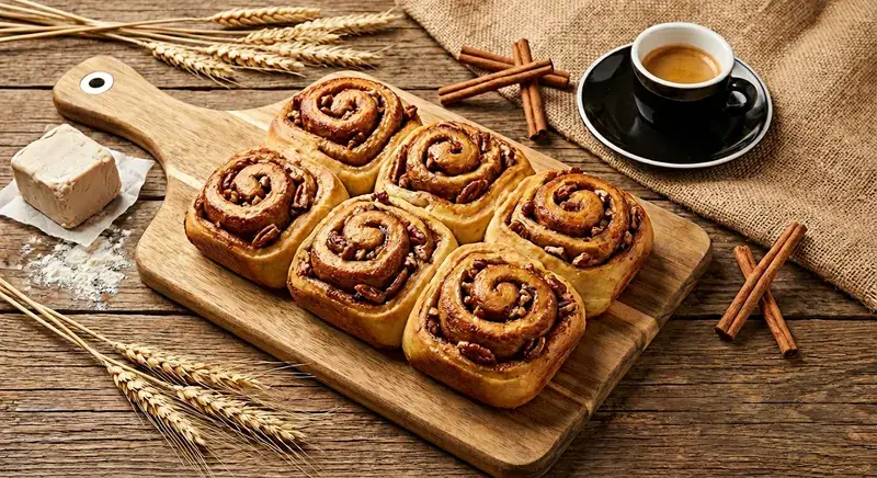 Ahornsirup Pekan Schnecken Espresso Kick