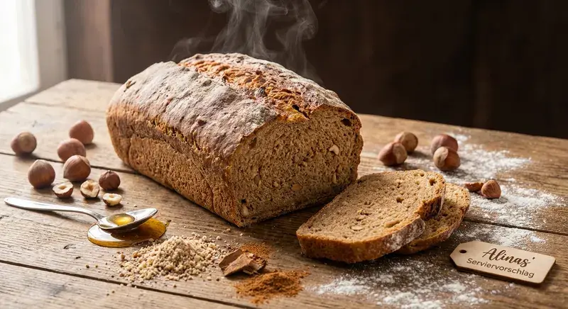 Lebkuchen-Haselnuss-Brot