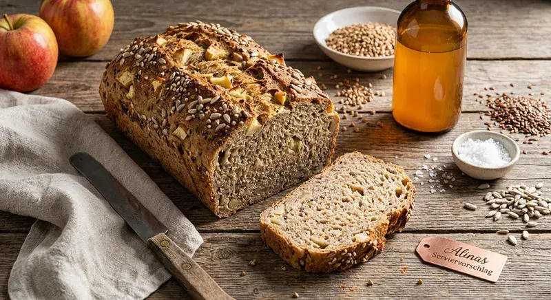 Saaten-Wunderbrot mit Apfel & Buchweizen