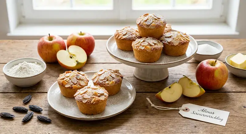 Apfel Tonka Küchlein Mandel Crunch