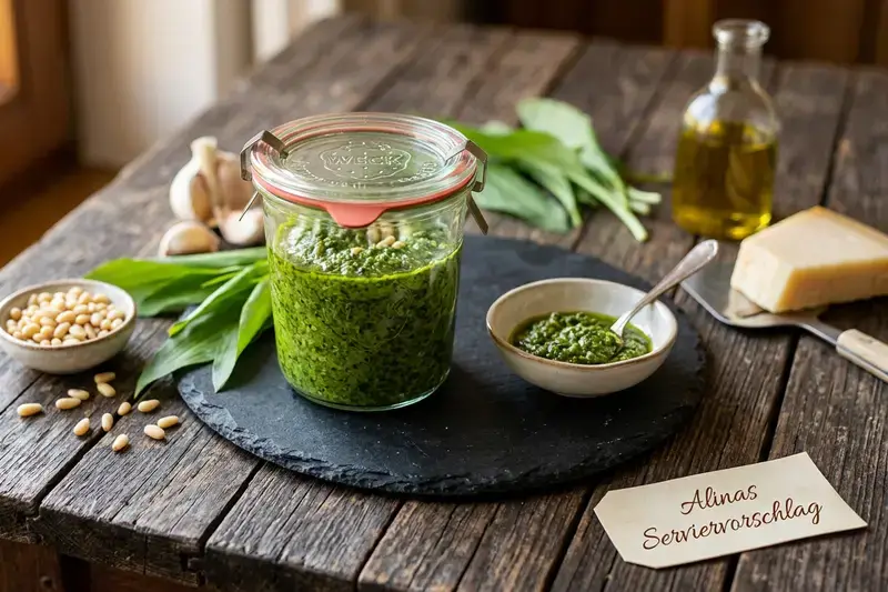 Aromatisches Bärlauch Pesto