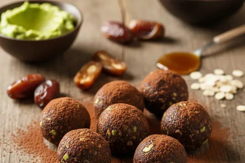 Avocado Schoko Power Kugeln