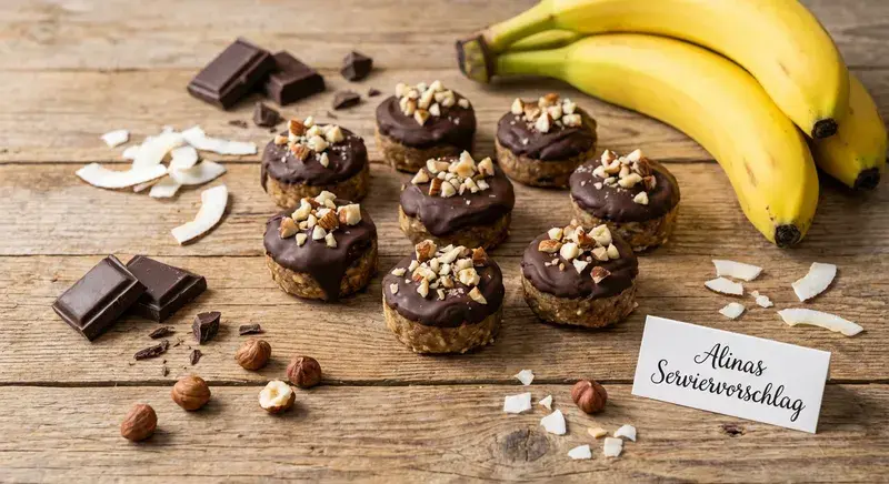 Bananen Schoko Bites