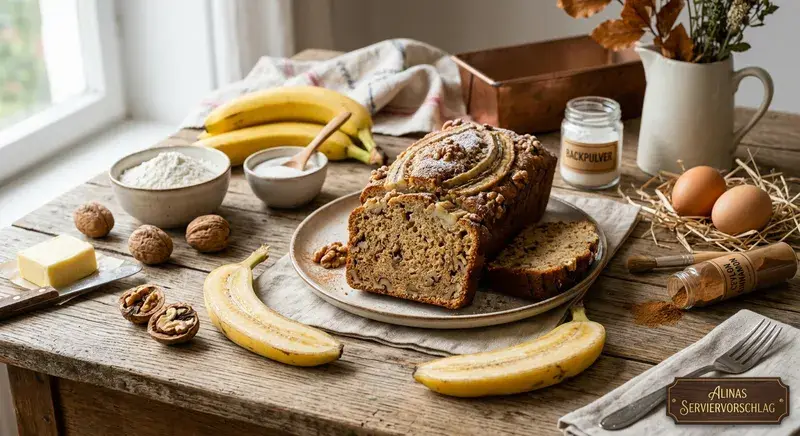 Bananen Walnuss Kuchen