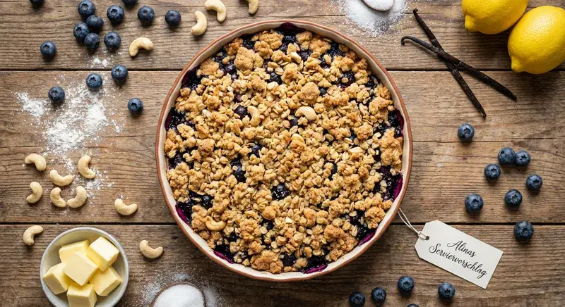 Blaubeer-Cashew-Crumble-Kuchen-Wunder