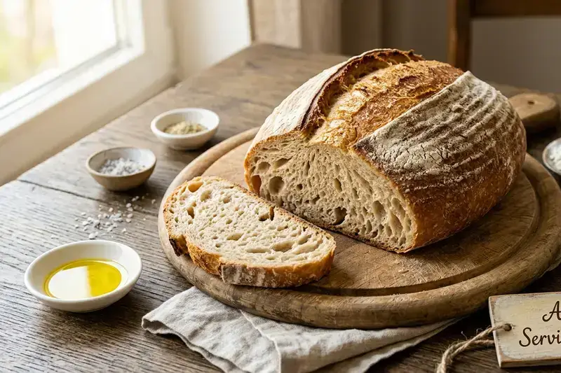 Brot frisch gebacken