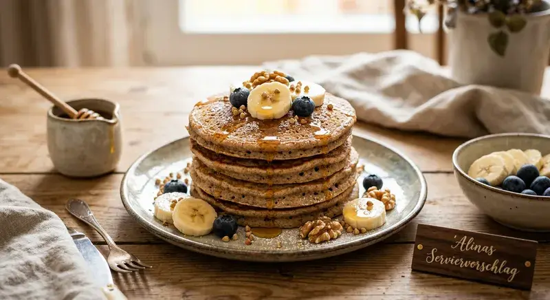 Cremige Buchweizen-Pancakes in Bestform