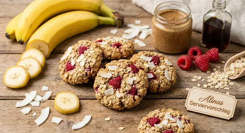 Buttrige Himbeer-Cookies wie von Oma