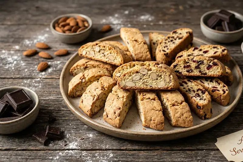 Cantuccini selber machen 1 Teig 3 Sorten Biscotti