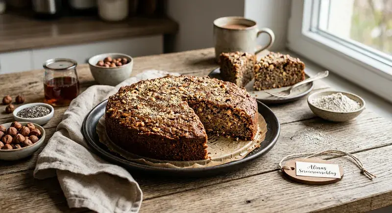 Chia Nuss Power Kuchen