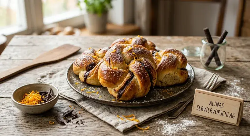 Choco Orangen Knoten à la Parisienne