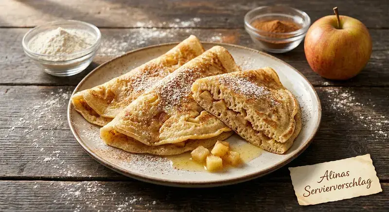 Cremige Apfel-Pancakes zum Verlieben