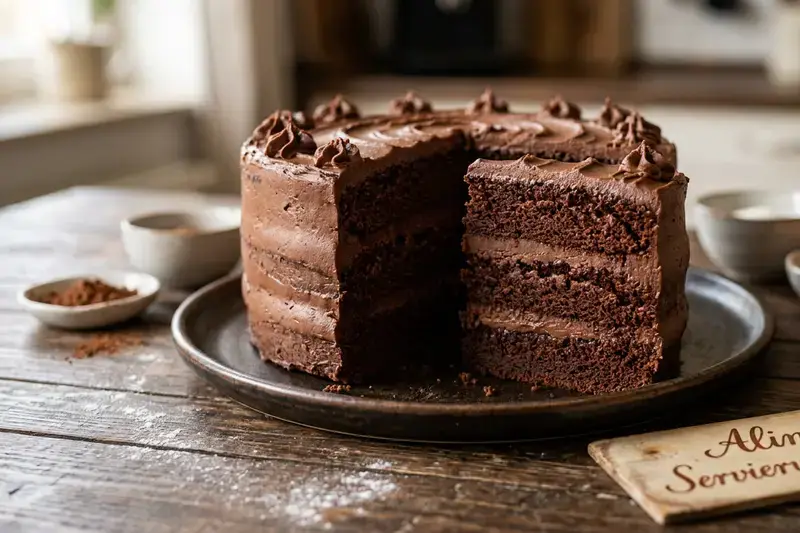 Cremige Schoko-Torte wie früher