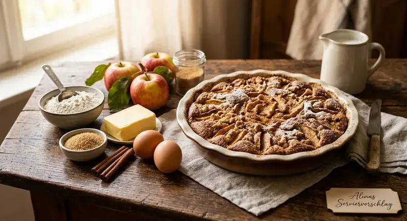 Cremiger Apfelkuchen zum Verlieben