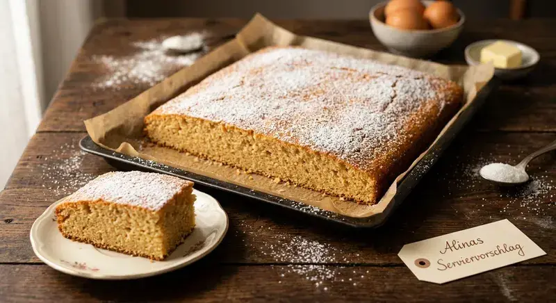 Cremiger Buttermilch-Blechkuchen