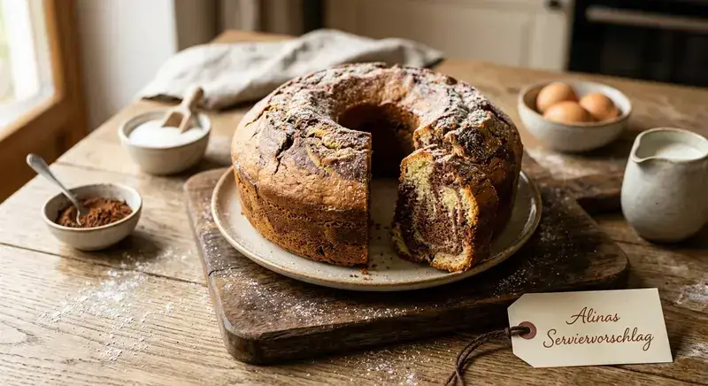Cremiger Marmorkuchen