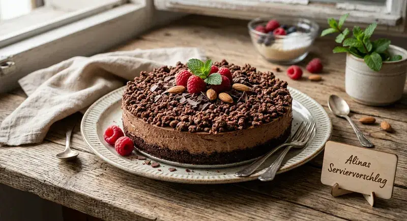 Cremiger Schoko Cheesecake