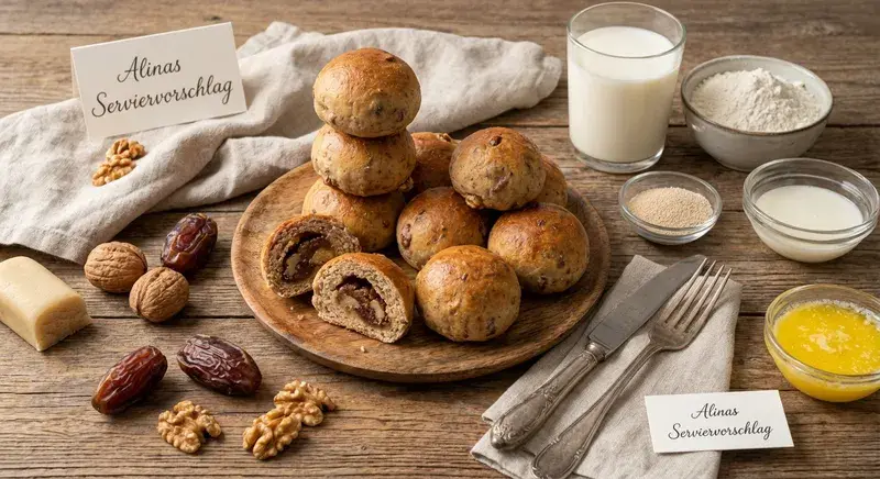 Dattel-Marzipan-Walnuss-Brotkugeln