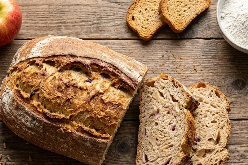 Dinkel-Apfel-Zwieback-Brot Alinas Geschmacksexplosion