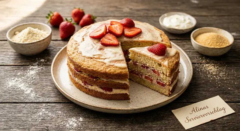 Ein Erdbeerkuchen zum Verlieben Super fruchtig & glutenfrei möglich