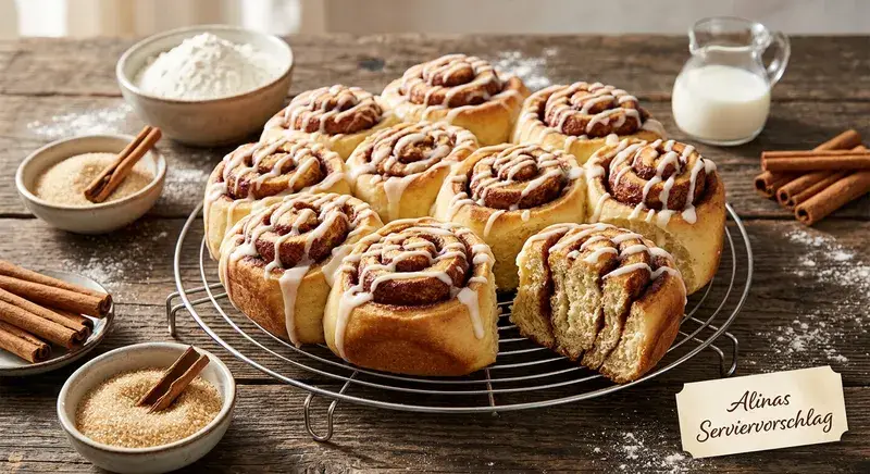 Einfache Zimtschnecken wie Knack & Back Thermomix Rezepte