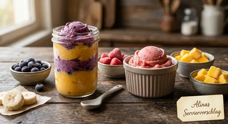 Eis selber machen in 2 Minuten ohne Zucker