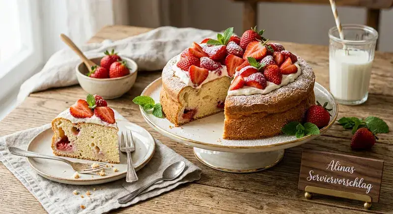 Erdbeer Wolkenkuchen Saftig, Locker & Unwiderstehlich