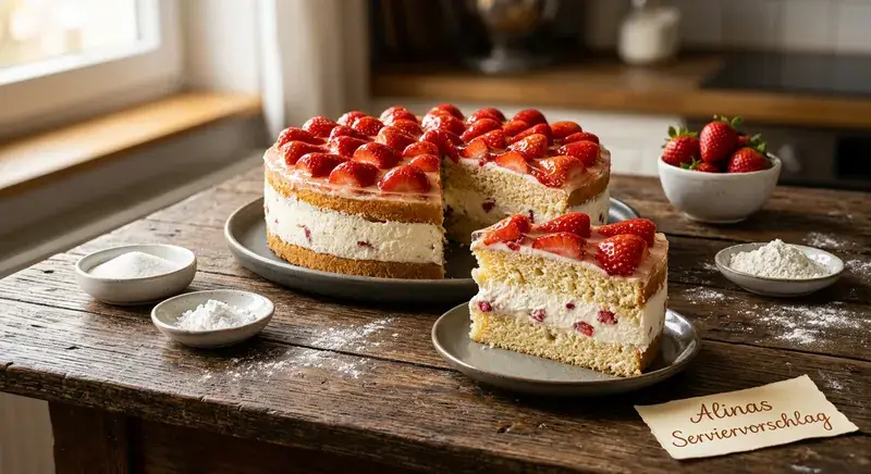 Erdbeerkuchen Rezept Strawberrycake