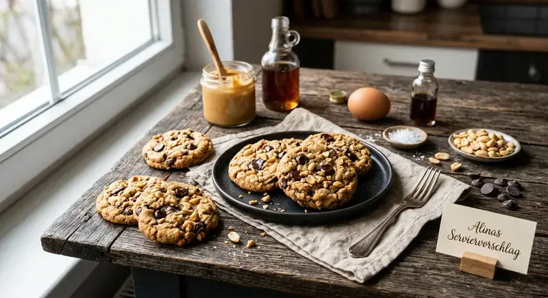 Erdnuss-Choco-Crunch-Cookies