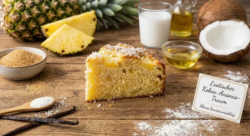 Exotischer Kokos Ananas Traum