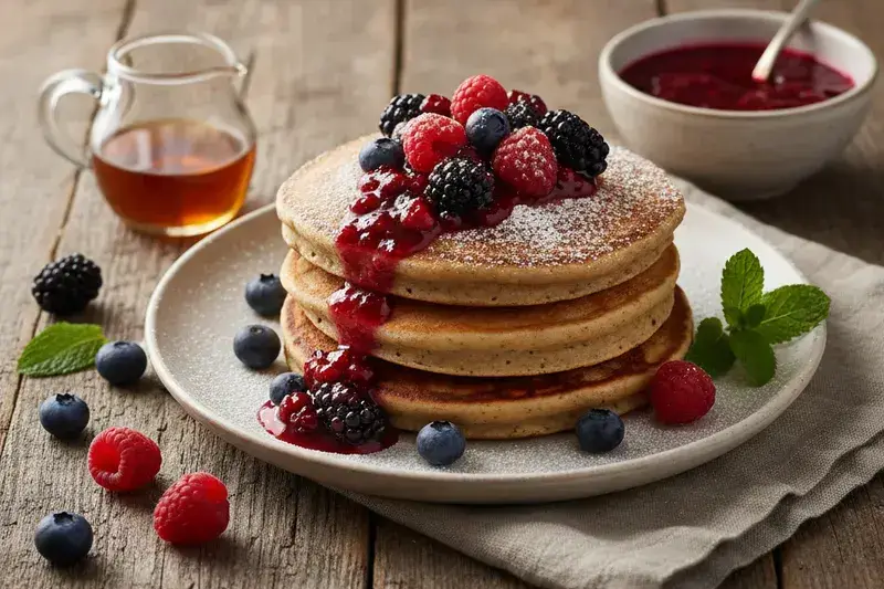 Feine Beeren-Pancakes zum Verlieben