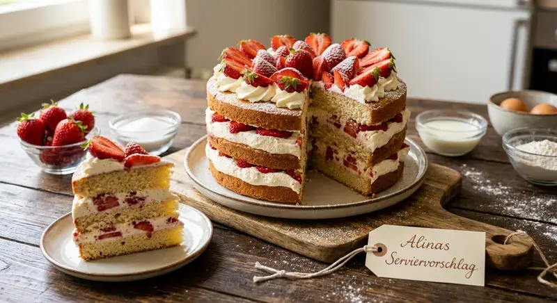 Feine Erdbeer-Torte