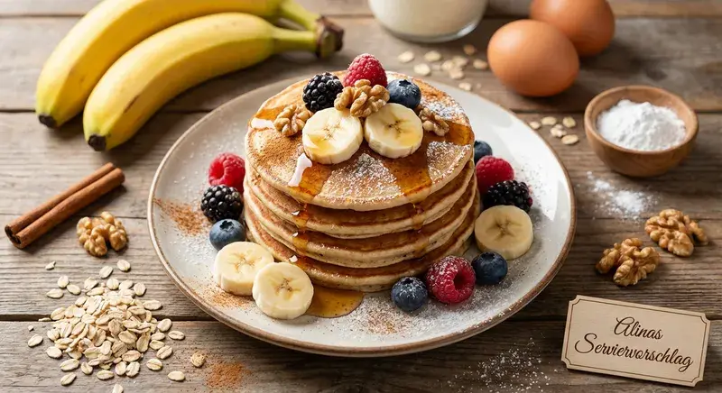 Feine Hafer-Pancakes zum Niederknien