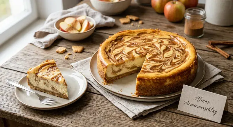 Feiner Apfel-Cheesecake