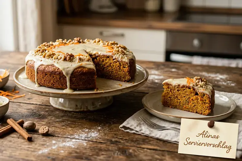 Feiner Karottenkuchen fürs Kaffeekränzchen
