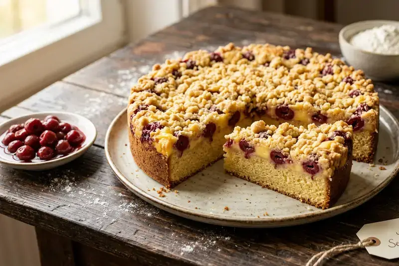 Feiner Kirsch Streuselkuchen