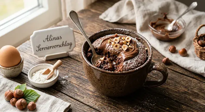 Feiner Nutella-Tassenkuchen wie von Oma