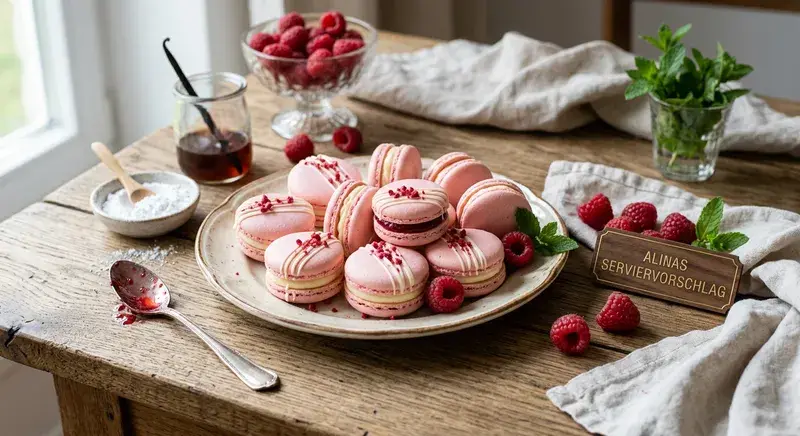 Fix-Macarons Himbeer-Vanille-Traum