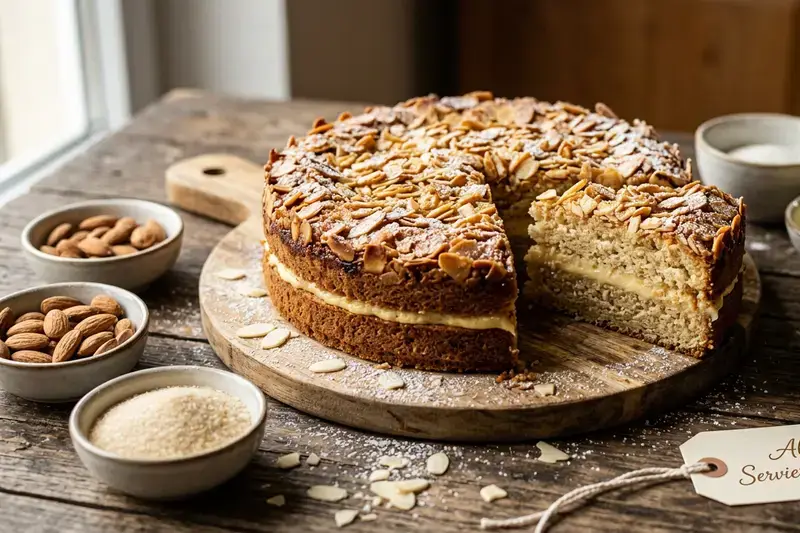 Fluffige Mandel-Torte