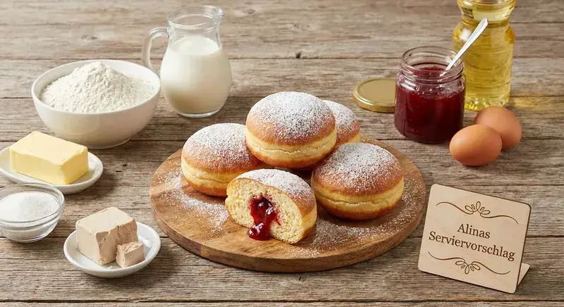 Fluffiger Berliner fürs Kaffeekränzchen