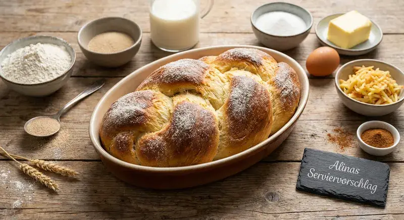 Fluffiger Hefezopf mit Suchtfaktor