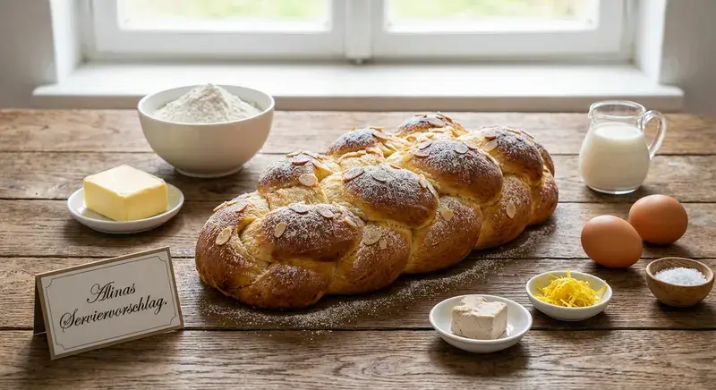 Fluffiger Hefezopf wie früher
