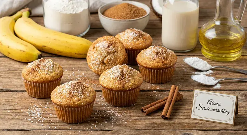 Fluffiger Kokos-Muffin zum Niederknien