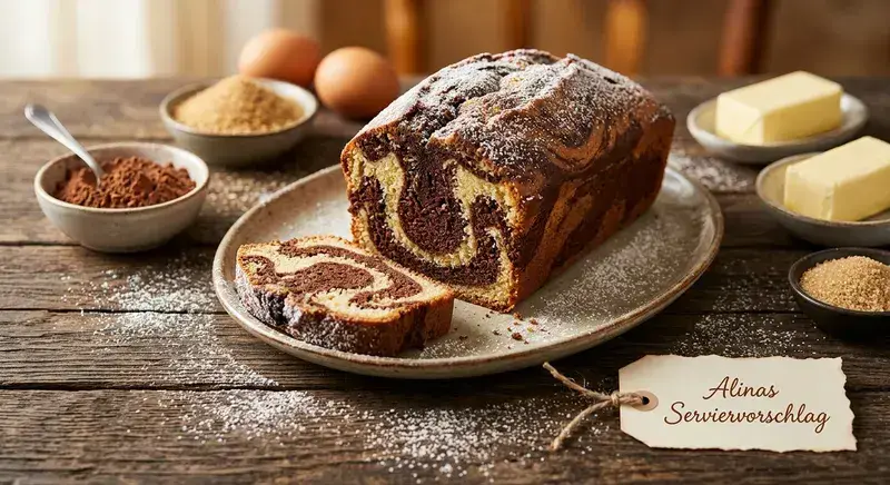 Fluffiger Marmorkuchen