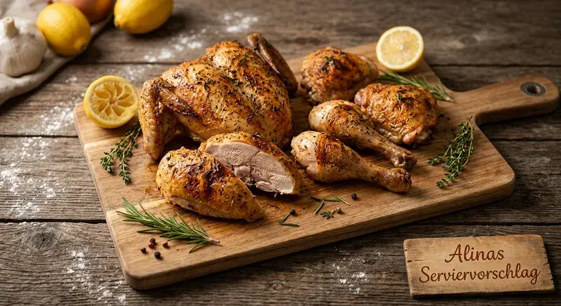 Ganzes Hähnchen richtig zerlegen