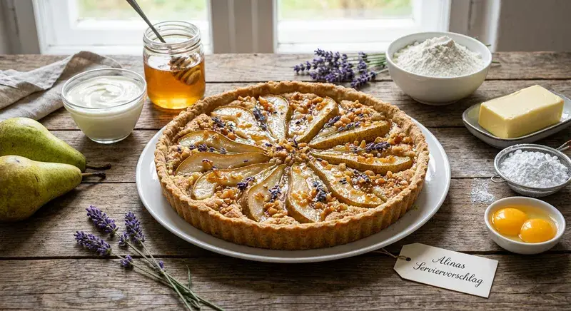 Goldene Birnen-Tarte mit Suchtfaktor