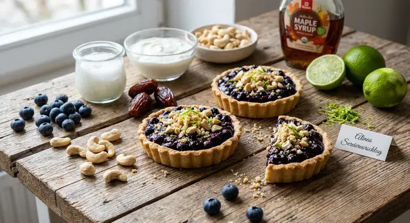 Goldene Blaubeer-Tarte aus dem Backery-Ofen