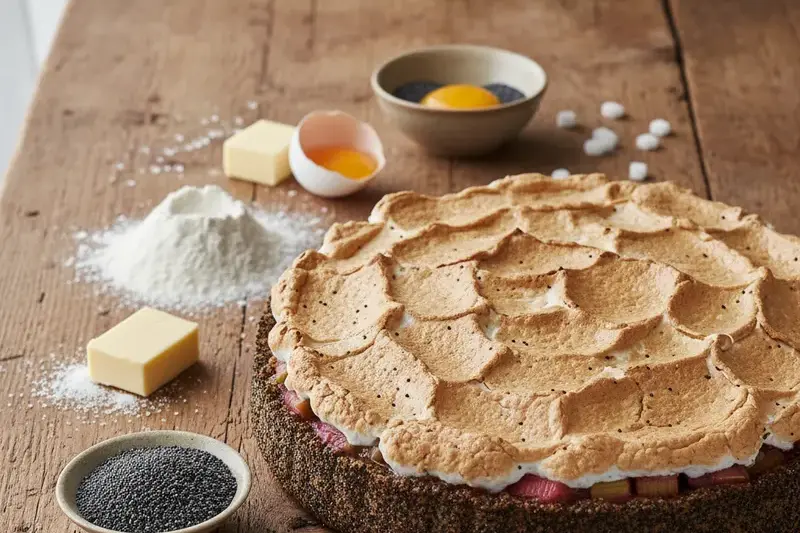Goldene Mohn-Torte nach Hausfrauen-Art